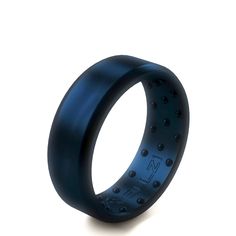 an image of a black ring with dots on it