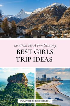 the best girls'trip ideas in europe for families to enjoy and travel around the world