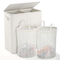 PRICES MAY VARY. 【Monster Size Laundry Hamper】 Our 154L laundry basket can hold 75 T-shirts; 58 pants; 140 underwears, laundry hamper with lid has a very large capacity, which is perfect for families. Dimention: 24.8L"x14.1"Wx27"H. A laundry hamper is an easy solution for the whole family's dirty laundry placement. It perfectly meets all your laundry requirements without taking up too much space! It has 2 separate sections to help making it easy to distinguish between washed laundry. This hamper with lid is a necessary storage organization tool that meets all your laundry requirements! 【Inner Pocket Design & Laundry Basket 2 Section】 It has 2 separate sections to help making it easy to distinguish between washed laundry. This double laundry hamper is divided into two areas and has an inner Dual Laundry Basket, Big Laundry Basket, Small Space Hamper Ideas, Aesthetic Hamper, Aesthetic Laundry Basket, Cute Laundry Basket, Bedroom Hamper, Laundry Basket Ideas, College Basket