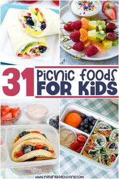 31 picnic foods for kids that are easy to make