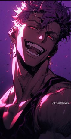 Anime Guy Laughing, Guy Laughing, Hot Anime Guy, Laughing Hysterically, Anime Guy, Incubus, Hot Anime, Arte Inspo, Character Design Male