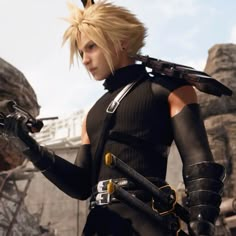 Cloud Strife Advent Children, Advent Children, I'm A Loser, Anime Devil, Custom Eyes