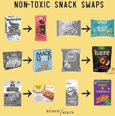 an image of snacks that are not non - toxiic