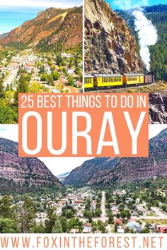 25 Best Things to do in Ouray Colorado + Secret Local Tips Ouray Colorado Things To Do, Ouray Colorado Winter, Ouray Colorado Summer, Colorado Itinerary, Colorado Bucket List, Usa Vacations, Montrose Colorado, Ouray Colorado, Colorado Travel Guide