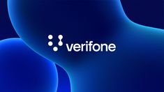 the verizone logo is displayed on an abstract background with blue and white shapes