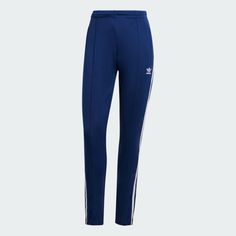 adidas Adicolor SST Track Pants - Blue | Women's Lifestyle | adidas US Gazelle Shoes, Adidas Adicolor, Adidas Leggings, Pants Blue, Women Lifestyle, Adidas Gazelle, Adidas Online, Dream Wardrobe, Track Pants