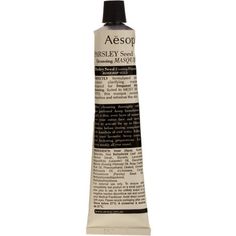 Aesop Parsley Seed Cleansing Mask Clay masque with botanical antioxidants. If tights face and cleans amazing Aesop Skincare, Clear Face Mask, Botanics Skin Care, Beauty Wishlist, Cleansing Mask, All That Glitters Is Gold, Birthday Wishes For Myself, Cream Cleanser, Cosmetic Skin Care