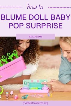 Blume Doll Baby Pop featuring a hidden nursery for delightful surprises. This pin highlights a fun gift perfect for young children. Baby Pop, Baby Inside, Spark Creativity, Brings Joy