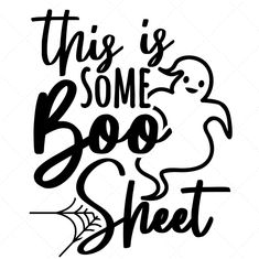 this is some boo shel halloween svg file for cricut and silhouette