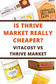 the words is thrive market really cheap? vitacost vs thru market