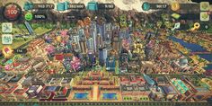 an image of a city map with lots of buildings and other things in the background