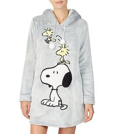 Lingerie: Bras, Panties, Robes, Sleepwear & Shapewear | Dillard's Sleep Hoodie, Snoopy Pajamas, Peanuts Snoopy Woodstock, Disney Bound Outfits, Snoopy Woodstock, Snoopy Love, Charlie Brown Christmas, Snoopy And Woodstock, Sleep Shirt