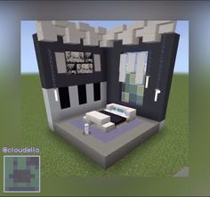 an image of a living room in minecraft