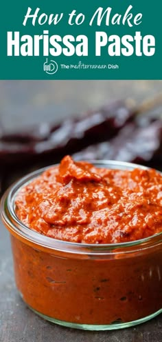 how to make harissa paste in the microwave