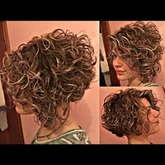 Bob Haircut Curly, Curly Hair Drawing, Curly Hair Updo, Hairdos For Short Hair, Hair Affair