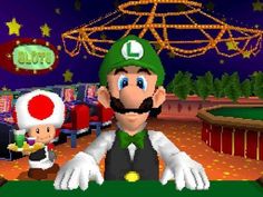 the mario kart game is shown in this screenshot from nintendo's super mario bros