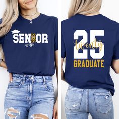 Trendy Graduation Gift 2025, Class of 2025 Senior Shirt, Grad Gift for Graduation Senior T-shirts, Senior 2025 T-shirt, Class of 2025 Senior Tee, Grad Gift for Graduation Senior Shirts, Retro Groovy Senior Shirt, Custom Class of 2025 T-shirt Women, Personalized Senior 2025 Shirt, Class of 2025 Shirt, Senior 2025 Tee, Senior Shirt 2025 Graduate Gift, Personalized Senior T-shirt Class of 2025, Custom Grad Gift, Class of 2025 Tee, Graduation Gifts HOW TO ORDER: 1. Please, Check and Review all Photos. 2. Select Your T-Shirt Style and Size (Crewneck T-shirts are Unisex, V-neck T-shirts are Women size) 3. Choose Your Quantity as much as you want. 4. Click "Add To Cart". For multiple items go back to the listing and repeat the steps. Unisex Crewneck T-Shirts are relaxed fitted. 100% preshrunk rin Prom Shirt Ideas, Short Sleeve T-shirt With Text Print For College Events, Text Print Short Sleeve T-shirt For College Events, Graphic Tee With Crew Neck For College Events, Graphic Tee Tops For College Events, Short Sleeve Tops With Text Print For College Events, Text Print Short Sleeve Tops For College Events, School Spirit Short Sleeve Tops For College Events, Graphic Tee T-shirt For Graduation