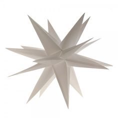 an origami star on a white background