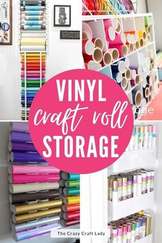 the craft room is filled with lots of craft supplies and crafts to make it fun