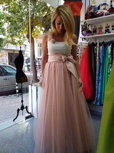 Elegant Pink Prom Skirt, Elegant Party Tulle Maxi Skirt, Elegant Party Maxi Tulle Skirt, Pink Long Skirt Dress For Party, Long Skirt For Prom And Party Season, Pink Formal Dress With Lined Skirt, Formal Pink Dress With Lined Skirt, Long Skirt For Summer Prom, Elegant Tulle Maxi Skirt For Party