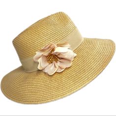 Brand New August Hat Company Sun Hat Style: Flower Beds Adjustable Head Size, Packable, Sun Protection Brown Sun Hat With Short Brim For Spring, Brown Curved Brim Sun Hat For Spring, Brown Short Brim Sun Hat For Spring, Spring Brown Sun Hat With Curved Brim, Beige Sun Hat With Short Brim For Kentucky Derby, Beige Sun Hat For Kentucky Derby With Short Brim, Beige Short Brim Sun Hat For Kentucky Derby, Brown Straw Hat One Size For Spring, Brown Sun Hat For Spring