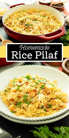 this homemade rice pilaf is the perfect side dish for any meal