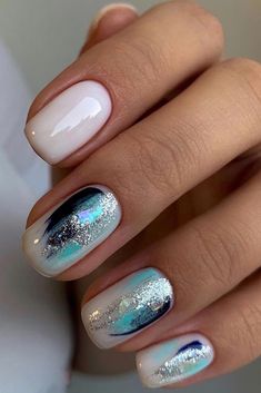 Do It Yourself Nails, Art Designs Ideas, Square Nail Designs, Short Square Nails, Cute Nail, Nail Design Ideas, Cute Gel Nails, Chic Nails, Fancy Nails