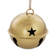 an ornament shaped like a bowl with a star on it