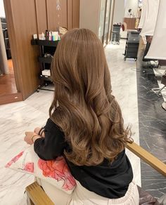 Dark Blonde Long Hair, Brown Chocolate Hair Color, Korean Brown Hair, Mid Brown Hair, Milky Brown Hair, Beige Hair Color, Hazelnut Hair, Caramel Brown Hair, Warm Brown Hair