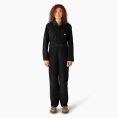 Our classic women's coveralls are updated for a classic, cool-weather look in this corduroy edition. The corduroy coveralls have a stretchy waistline for a flattering fit, zippered chest pockets, and just enough stretch to keep you comfortable. Dickies Coveralls Outfit, Coveralls Outfit, Dickies Coveralls, Dickies Women, Short Jacket, Short Pants, Winter Wedding, Overalls, Womens Shirts