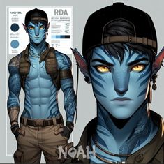 Recomb oc, RDA Avatar Oc Navi, Avatar James, Male Reference