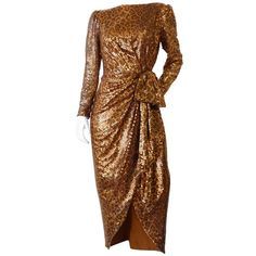 Raw Silk Gown, Golden Girls Costumes, 1980s Fashion Women, Bead Applique, Daniel James, Fashion Terms, Sequin Formal Dress, Dress Gallery, Couture Candy