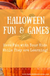 halloween fun and games have fun with your kids while they are learning