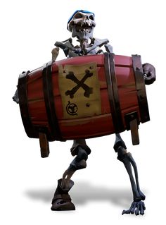 a skeleton is playing with a drum