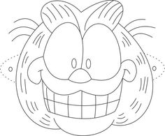 an image of a cartoon character that looks like it's smiling and has his mouth open