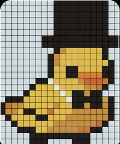 an image of a cat made out of pixel pixels, with orange and black colors