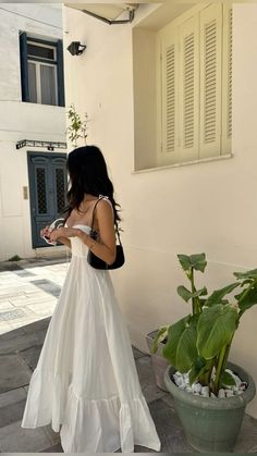 Dress Elegant Long, Summer Fashion Dresses, Long Summer Dresses, Dress Formal, Party Dress Long, Long Prom Dress, Evening Dresses Long, Looks Style, Outfits Casuales