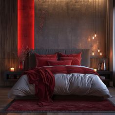 A bedroom with subtle fire elements like candles or red accent pillows, igniting passion and intimacy, Feng Shui style4 Feng Shui Bedroom Ideas, Restful Bedrooms, English Farmhouse, Feng Shui Principles, Peaceful Bedroom, Feng Shui Bedroom, Mid Century Minimalist, Small Fountains, Sleep Sanctuary