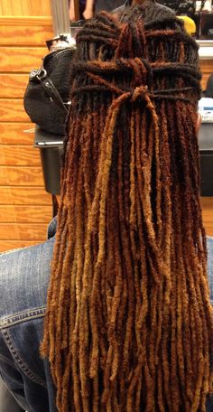 Simple Loc Styles, Long Loc Styles, Dreads Girl, Beautiful Dreadlocks, Hair Locks, Dread Hairstyles, Dreadlock Hairstyles