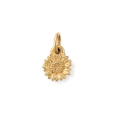 Sunny days, resonating joy and an outpouring of Customer requests inspired the Sunflower Collection. This beautiful mini charm continues the theme with an instantly recognizable design of delicate petals circling a detailed center. Available in 14K gold o Texas Jewelry, Sunflower Charm, Mini Sunflowers, Faith Jewelry, Mixed Metal Jewelry, The Sunflower, Mens Chain Necklace, Mini Charm, James Avery