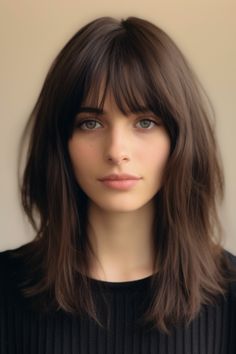 Curtain bangs are one of the hottest hairstyle trends this year. This effortlessly stylish cut blends ‘70s chic with a modern edge for the perfect Bangs Hair Ideas, Cute Curtain Bangs, Bangs With Medium Hair, Hot Hair Styles, Long Hair With Bangs, Haircuts With Bangs, Curtain Bangs, Blonde Balayage