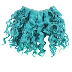 This Hair Weft Features Beautiful Deep Curls, And Is A Lovely Sea Kelp Green Ombre With Slightly Darker Green Tips - The Weft Measures Approximately: 39" Long. Actual Hair Is Approximately: 6" Long. The Hair Is Matte For Glamorous And Everyday Looks. This Is A High Temperature Hair And Can Be Curled Or Straightened As Needed. Always Test Temperature Before Going Over The Hair. The Hair Weft Is Perfect For Wig Making Or Applying Directly To Your Doll's Head For A Permanent Headpiece. Whether You' Sea Kelp, Green Tips, Deep Curly, Green Ombre, Wig Making, Doll Repaint, Green Sea, Doll Parts, Hair Weft