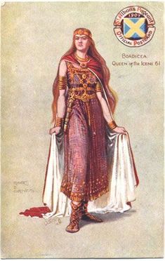 an illustration of a woman dressed in ancient clothing