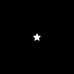 a white star on a black background