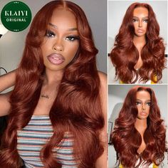 Hair Material:100% Virgin Human Hair Wig, Can be Dyed and Ironed by Your Favor Hair Color:Reddish Brown33B# Color Hair Grade:Klaiyi Hair, Virgin Hair, Body WaveHair, Medium Luster, Bleach/Dye Friendly Hair Length:18 and 24 inches available, Very Soft, Healthy, and Thick Lace Part:13x4 Lace Front Wig Cap Size:22-22.5 inches(54-58cm) Average Size Frontal Wig Body Wave, Reddish Brown Hair, Human Hair Wigs Blonde, Full Frontal, Wave Wig, Curly Human Hair Wig, Curly Lace Front Wigs, Bleach Dye, Body Wave Wig