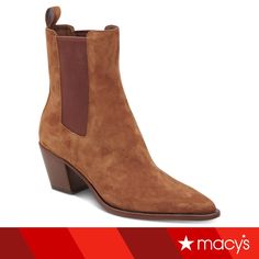 in stock Womens Ankle Boots, Chelsea Boot, Brown Suede, Low Heels, Bootie Boots, Chelsea, Leather Upper, Ankle Boots, Shoe Accessories