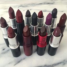 Dark Lipstick, Dope Makeup, Dark Feminine Aesthetic, Goth Makeup, Dark Makeup, Pretty Makeup, Aesthetic Makeup, Makeup Skin Care