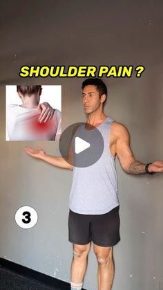 Mobility Workout, Shoulder Pain Exercises, Neck And Shoulder Pain, Shoulder Pain, Workout Guide, Muscle Fitness