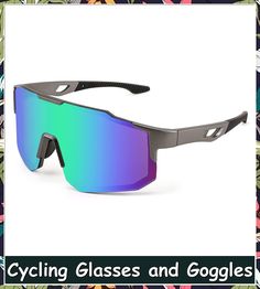 FEISEDY Sport Sunglasses Mens Women Cycling Mirrored Sports Goggles for MTB Road Bike Hiking Running UV400 Protection B2388 Women Cycling, Sport Sunglasses, Commute To Work, Baseball Women