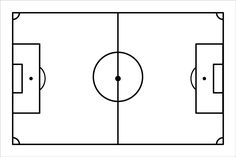 an outline of a basketball court